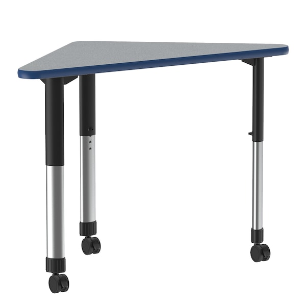 HPL Collaborative Desk - Casters - Wing